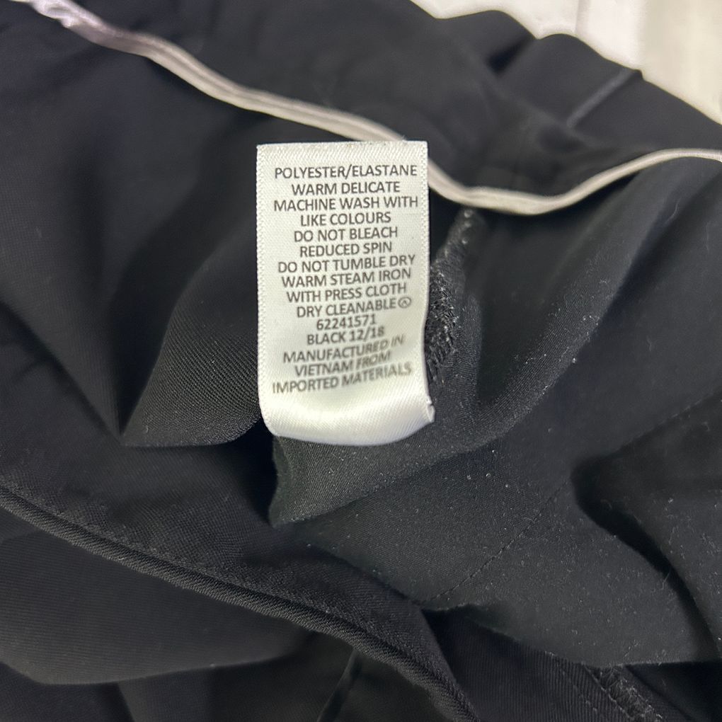 Preview Black Bootcut Pants - Size 14