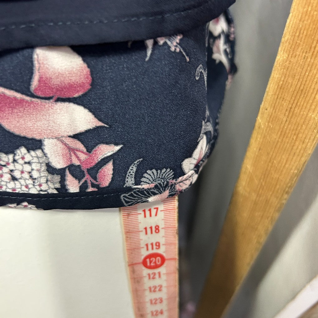 Katies Black Floral Sleeveless High-Low Dress - Size 20
