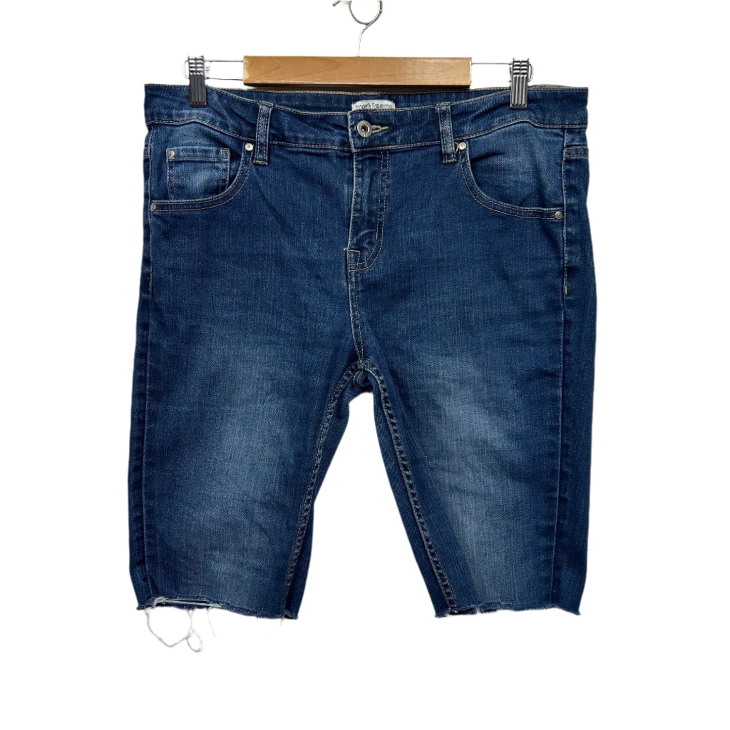 Just Jeans Shorts Size 14 Cut Off Raw Hem
