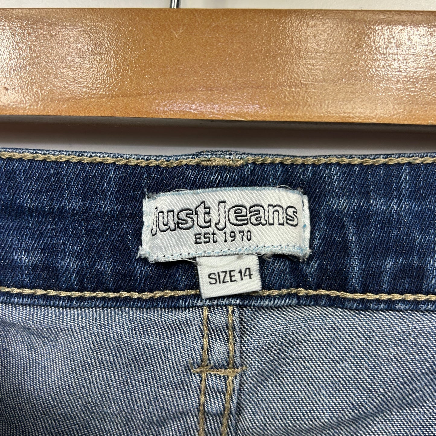 Just Jeans Shorts Size 14 Cut Off Raw Hem