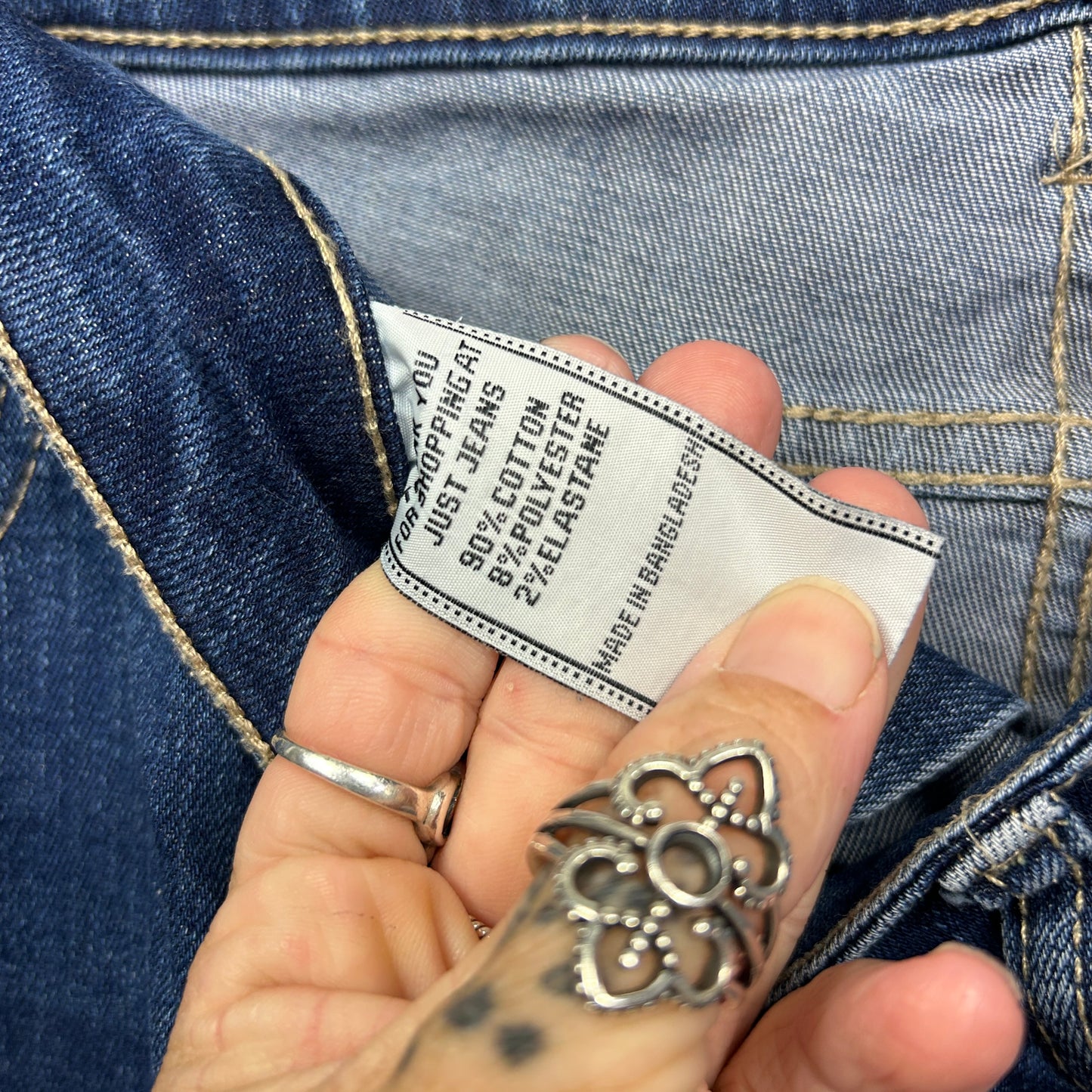 Just Jeans Shorts Size 14 Cut Off Raw Hem