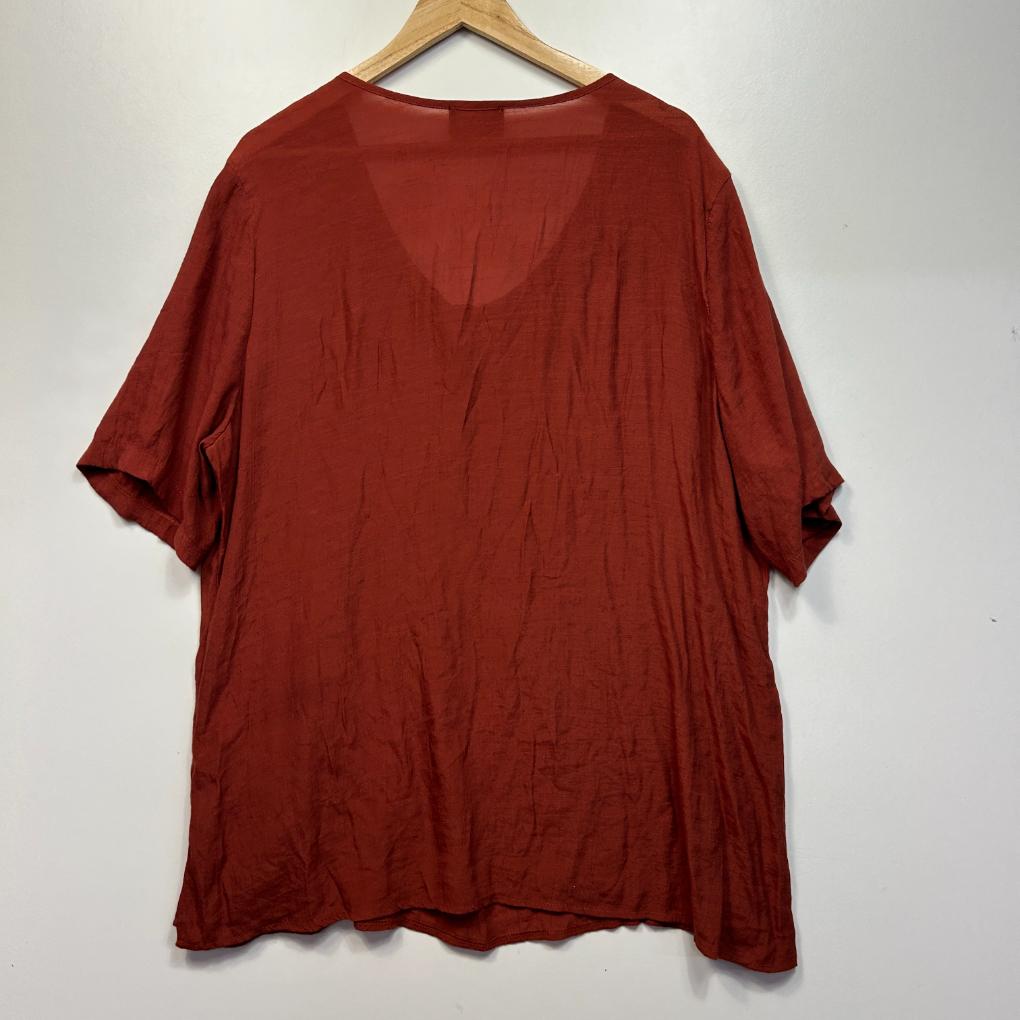 Sara Rust Top - Size 16