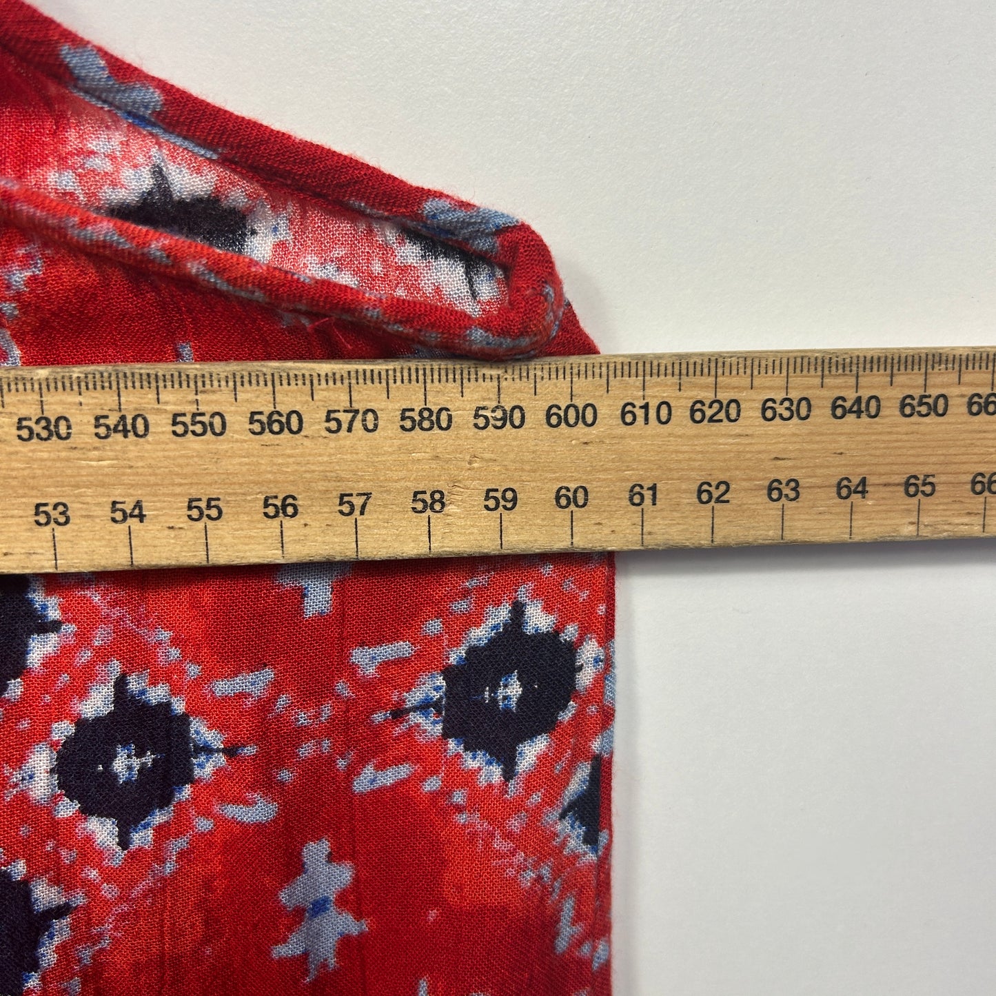 Virtuelle Tunic Top Size 16 Red Floral Sleeveless Viscose