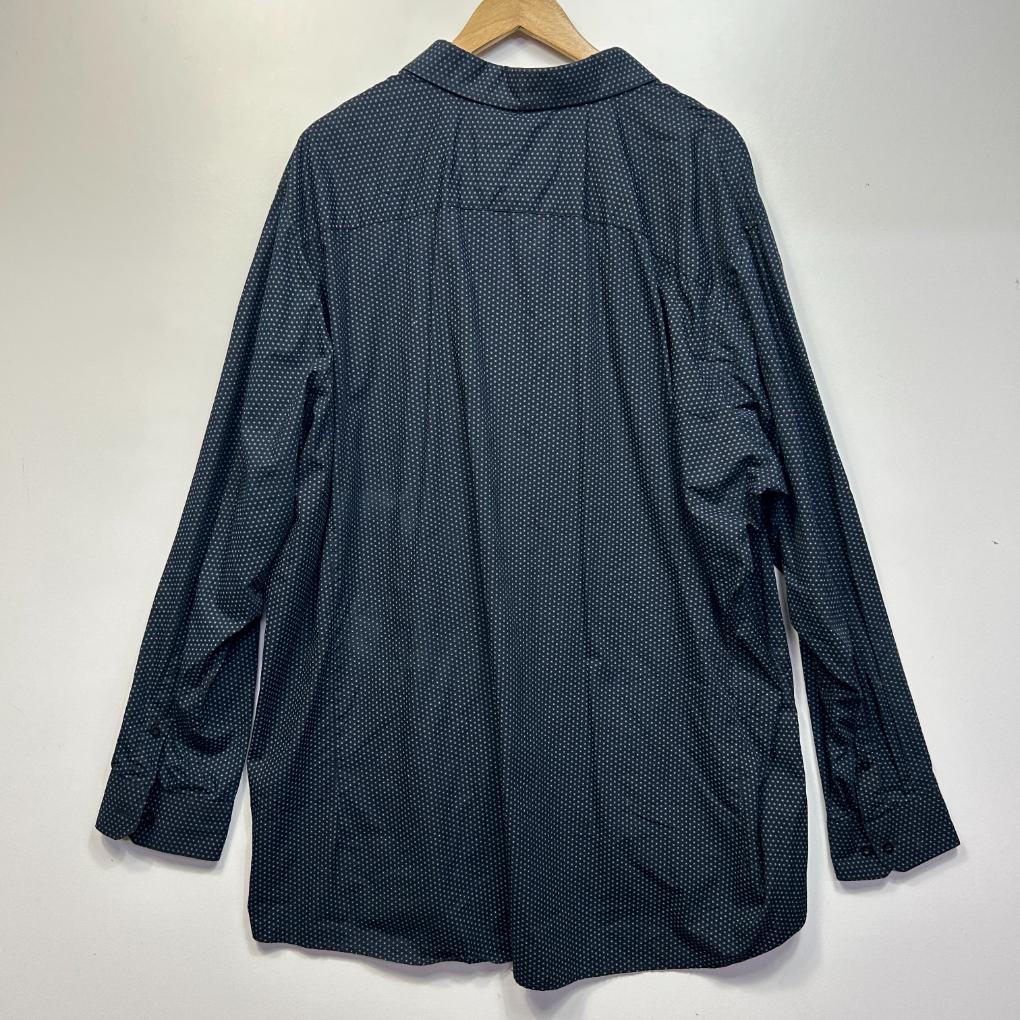 Johnny Bigg Navy Cotton Shirt - Size 7XL
