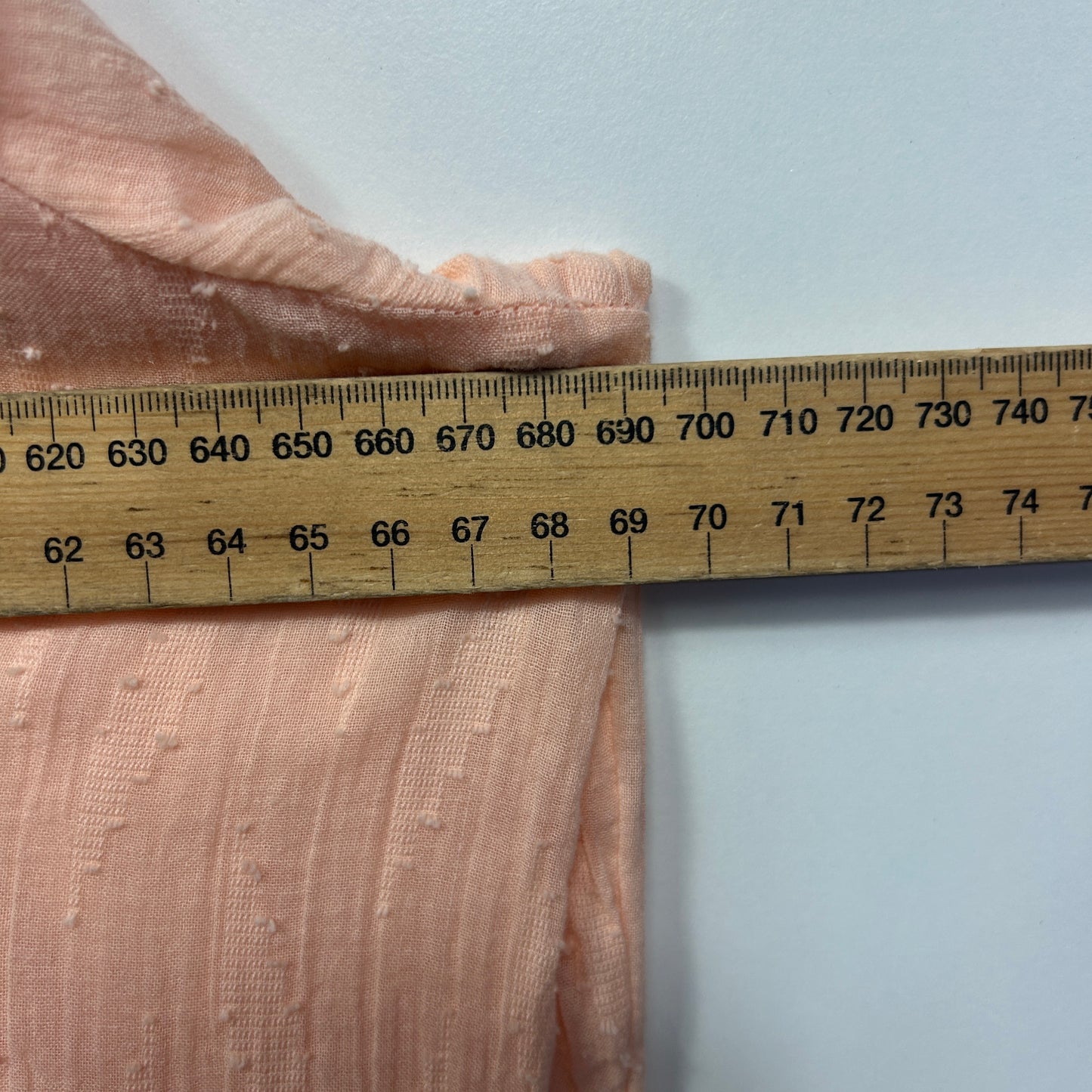 Taking Shape Swim Cover Up Size 18 Peach Long Sleeve 100% Cotton