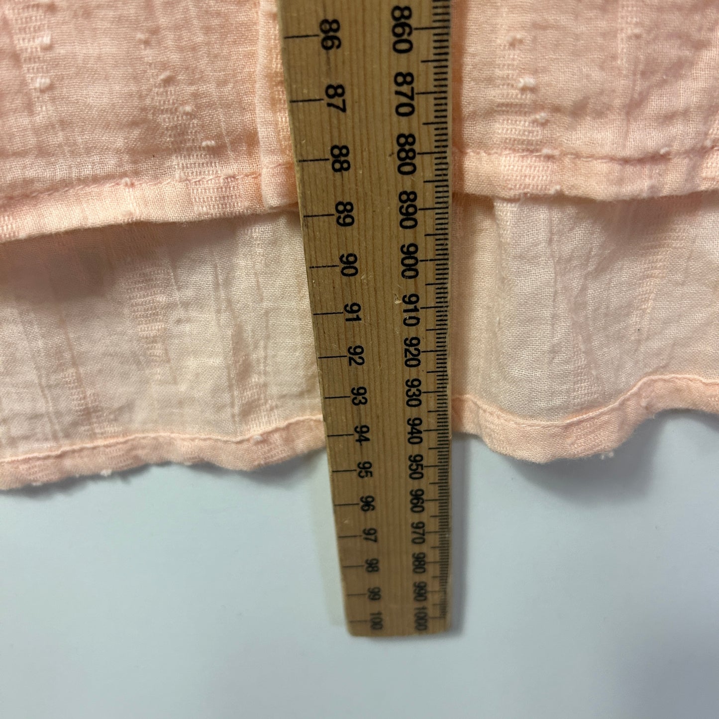 Taking Shape Swim Cover Up Size 18 Peach Long Sleeve 100% Cotton