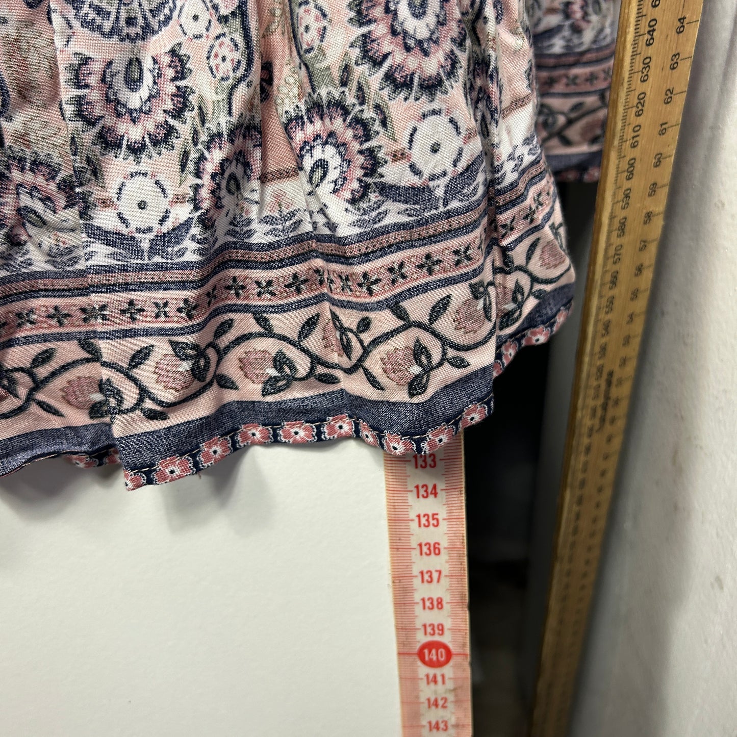 Rockmans Pink Paisley Print Boho Maxi Dress - Size 14