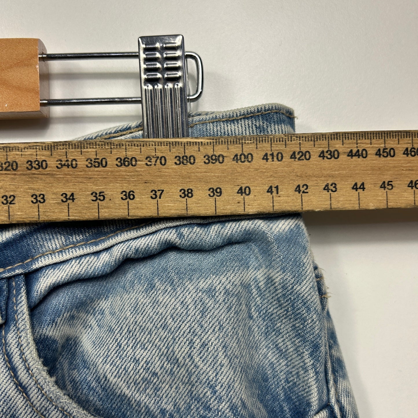 Anko Denim Skirt Size 14 Long Pencil Pockets