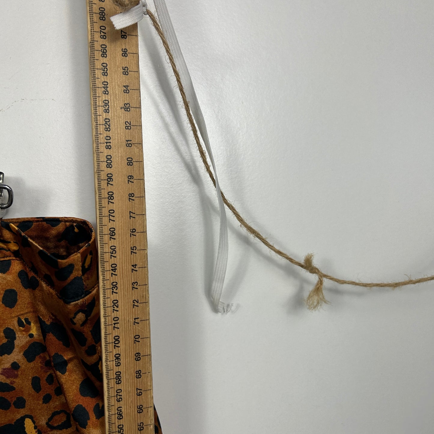 Bee Maddison Tan Leopard Print Skirt - Size 16