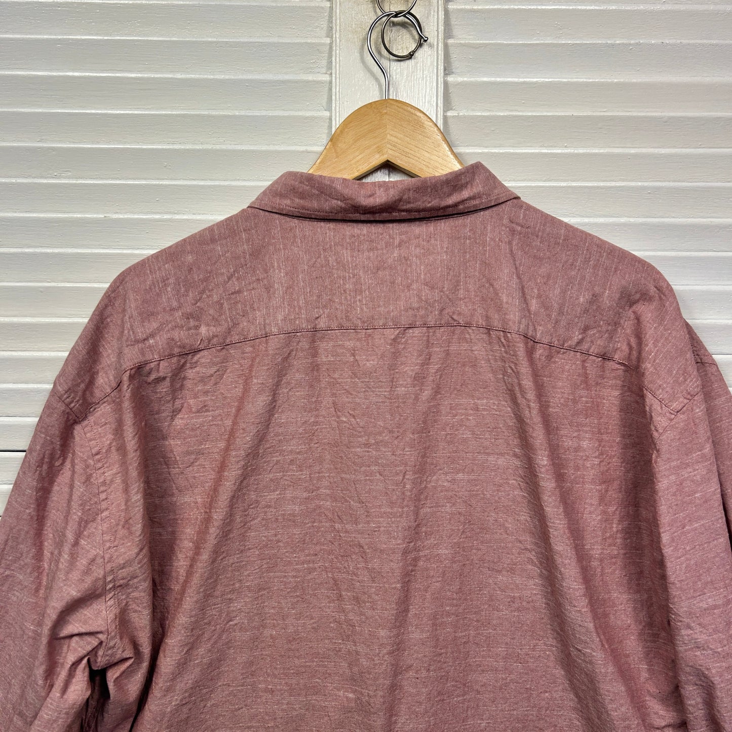 Connor Shirt Mens 3XL Long Sleeve Pink Cotton