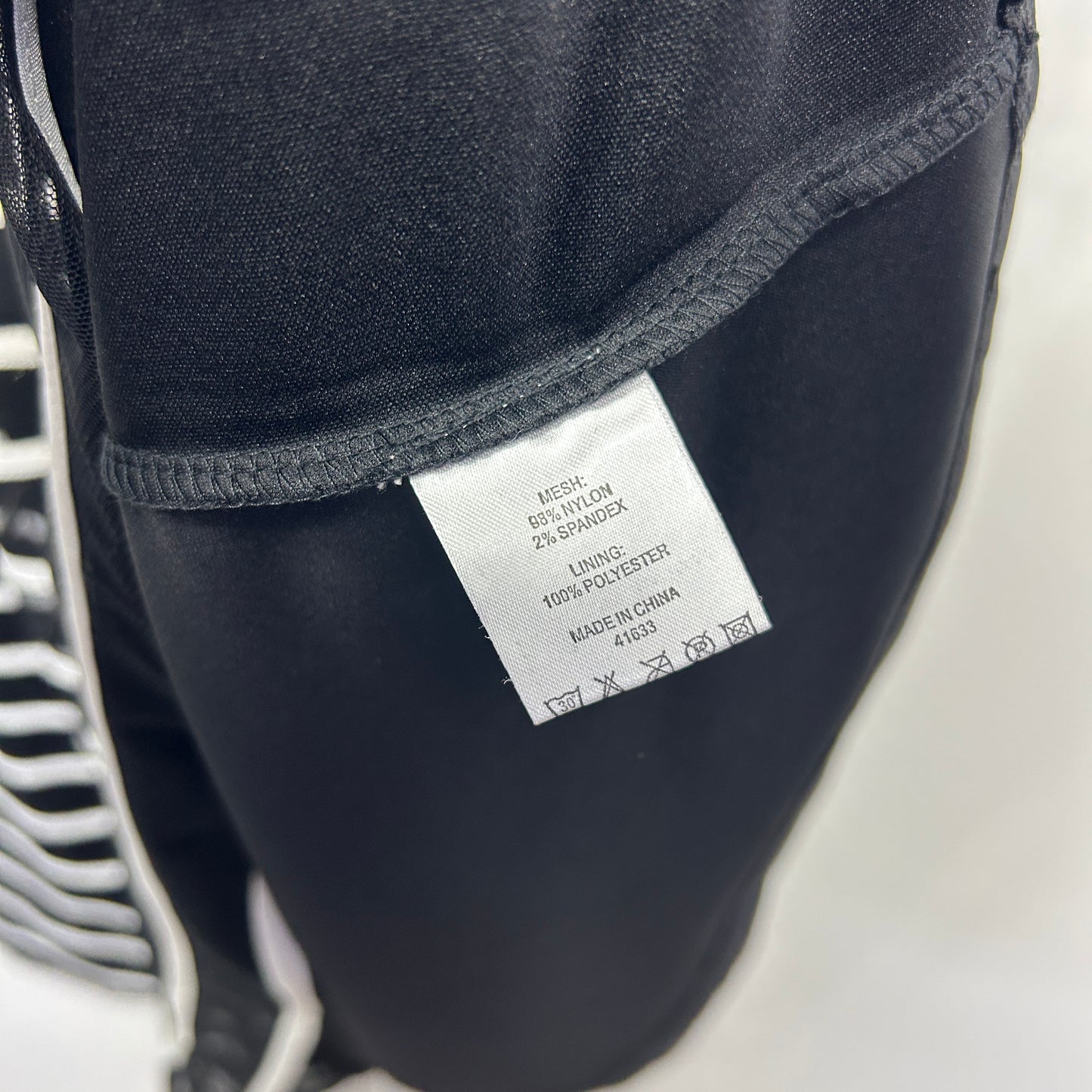 Queenspark Dress Size 14 Black White Fit & Flare Striped Cocktail
