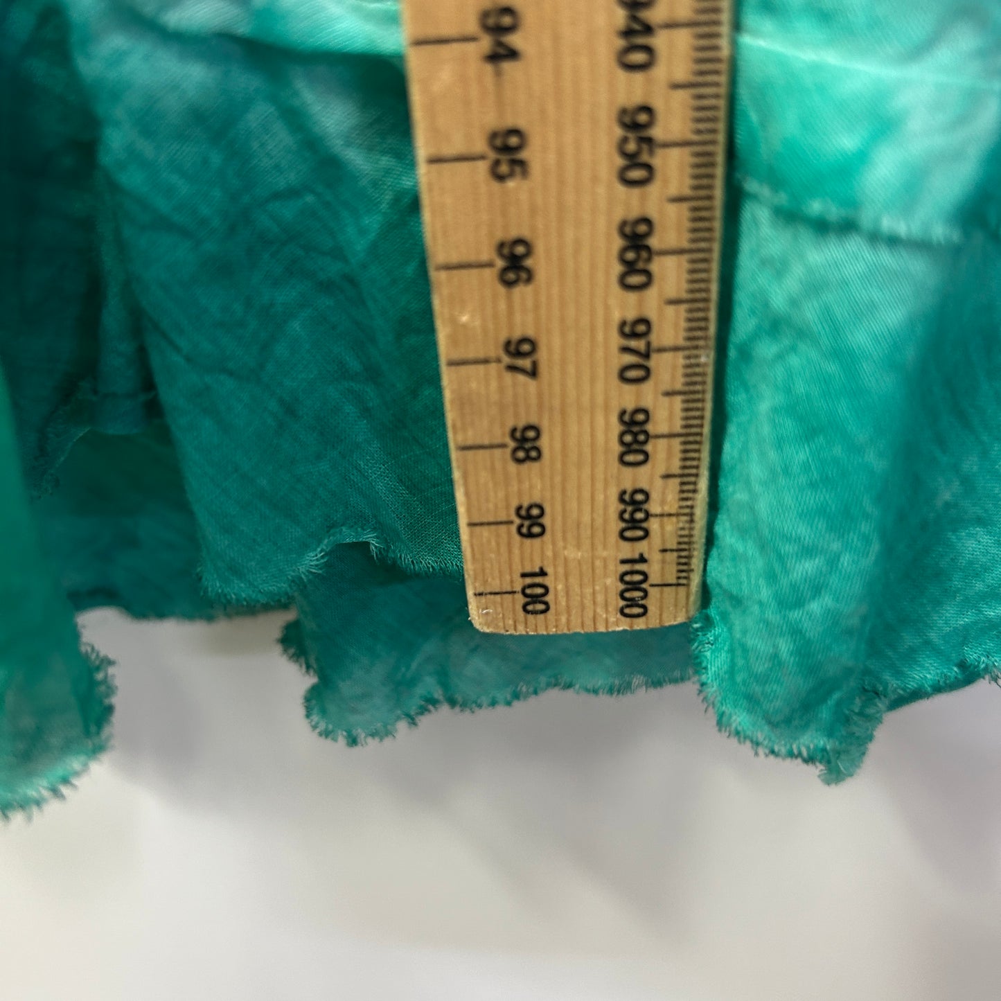 Lulu Life Dress Size 14 16 Green Tiered Short Sleeve Cotton