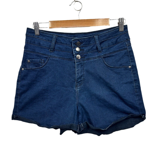 Jay Jays Denim Shorts Size 14 High Rise Cut Off