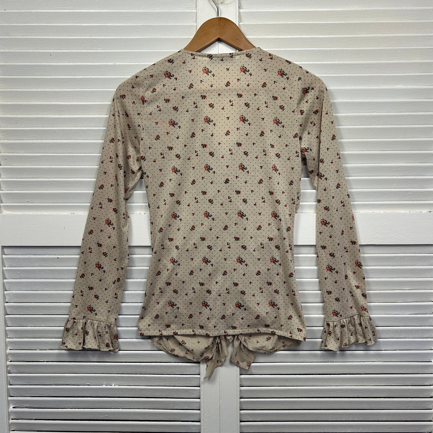 Allanah Hill Top Size 14 Floral Long Sleeve