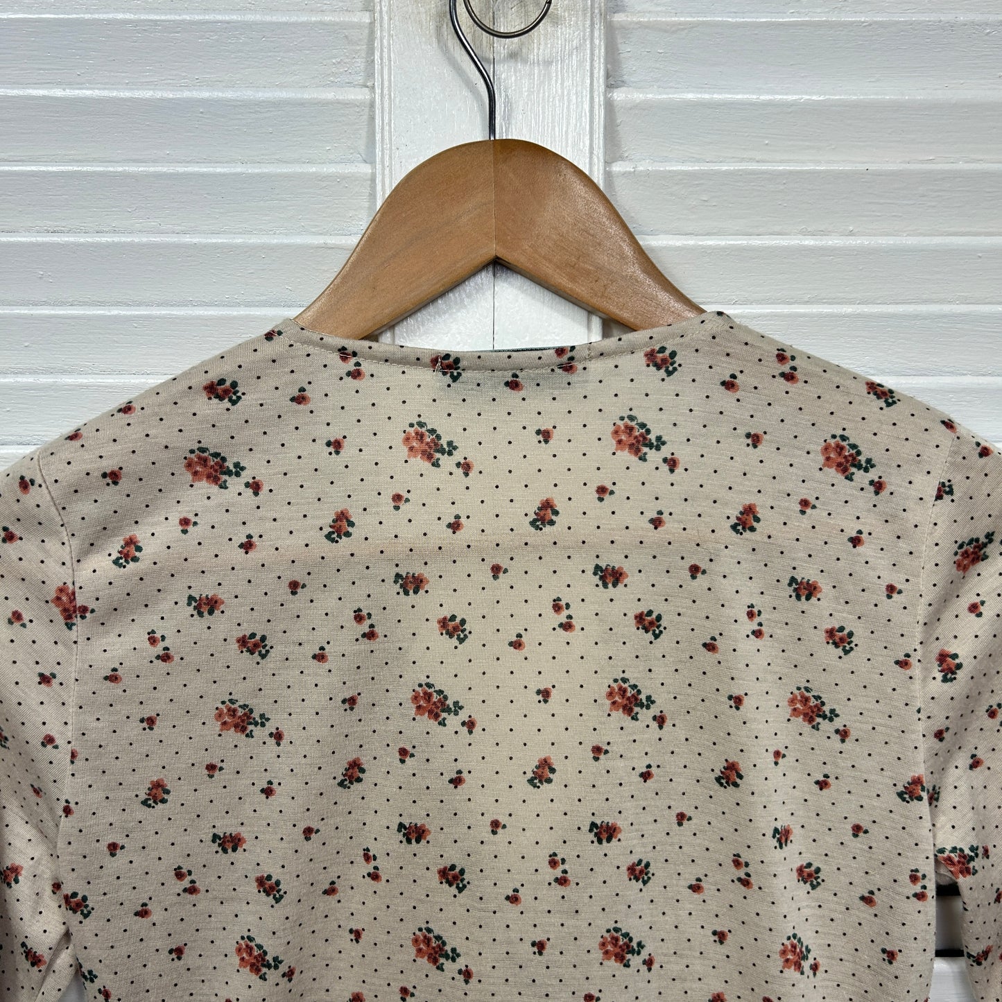 Allanah Hill Top Size 14 Floral Long Sleeve