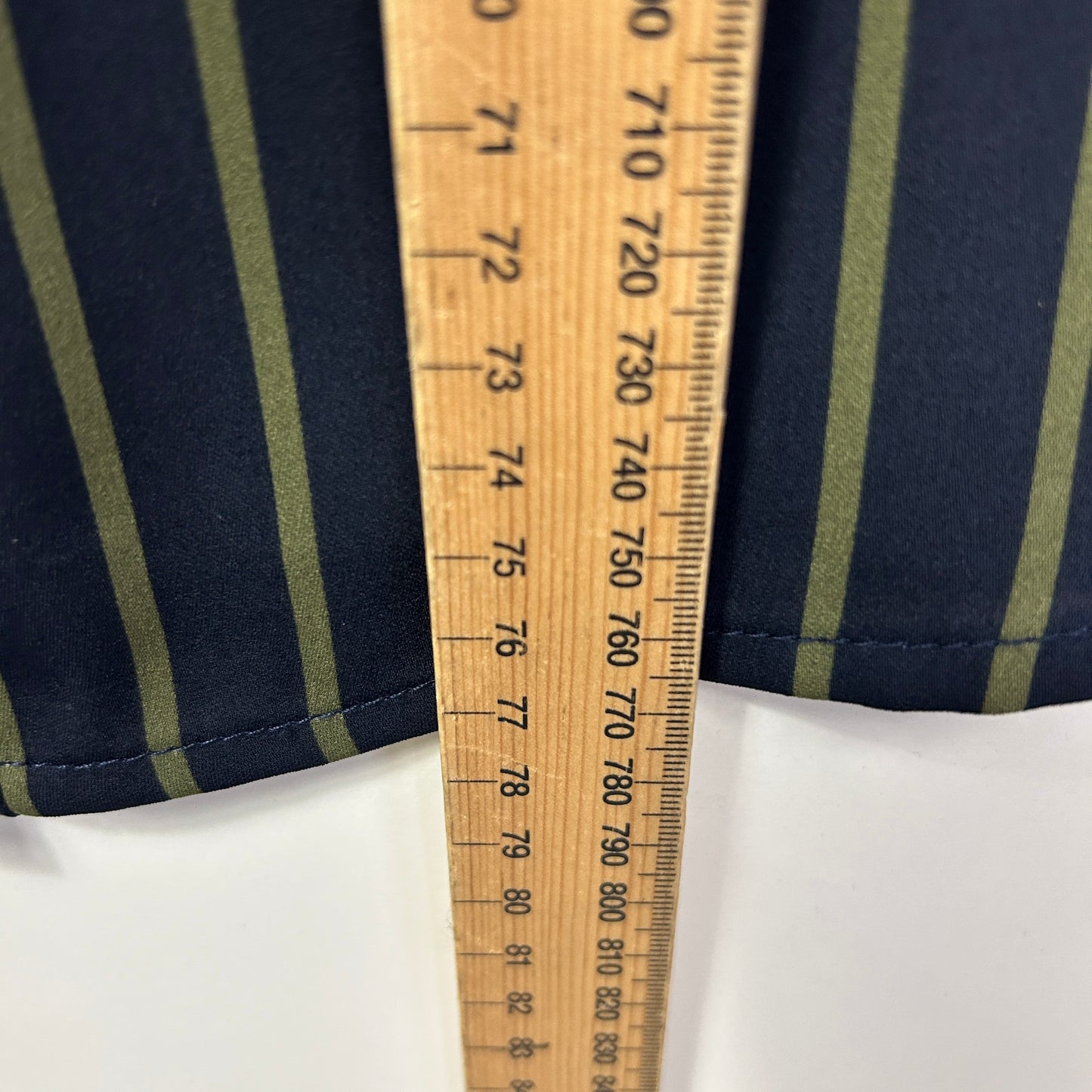 Preview Top Size 14 Navy Striped Button Up Long Sleeve