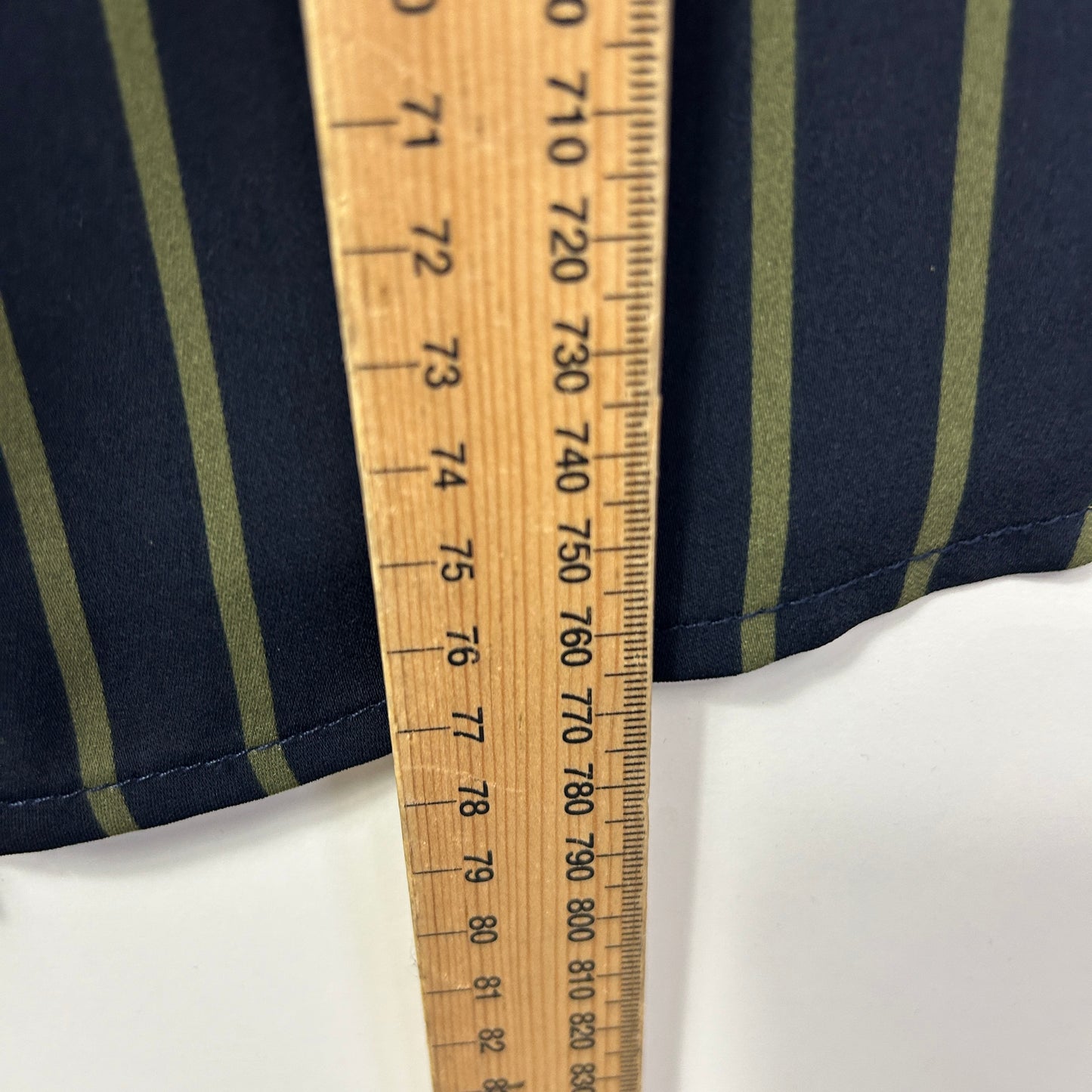 Preview Top Size 14 Navy Striped Button Up Long Sleeve