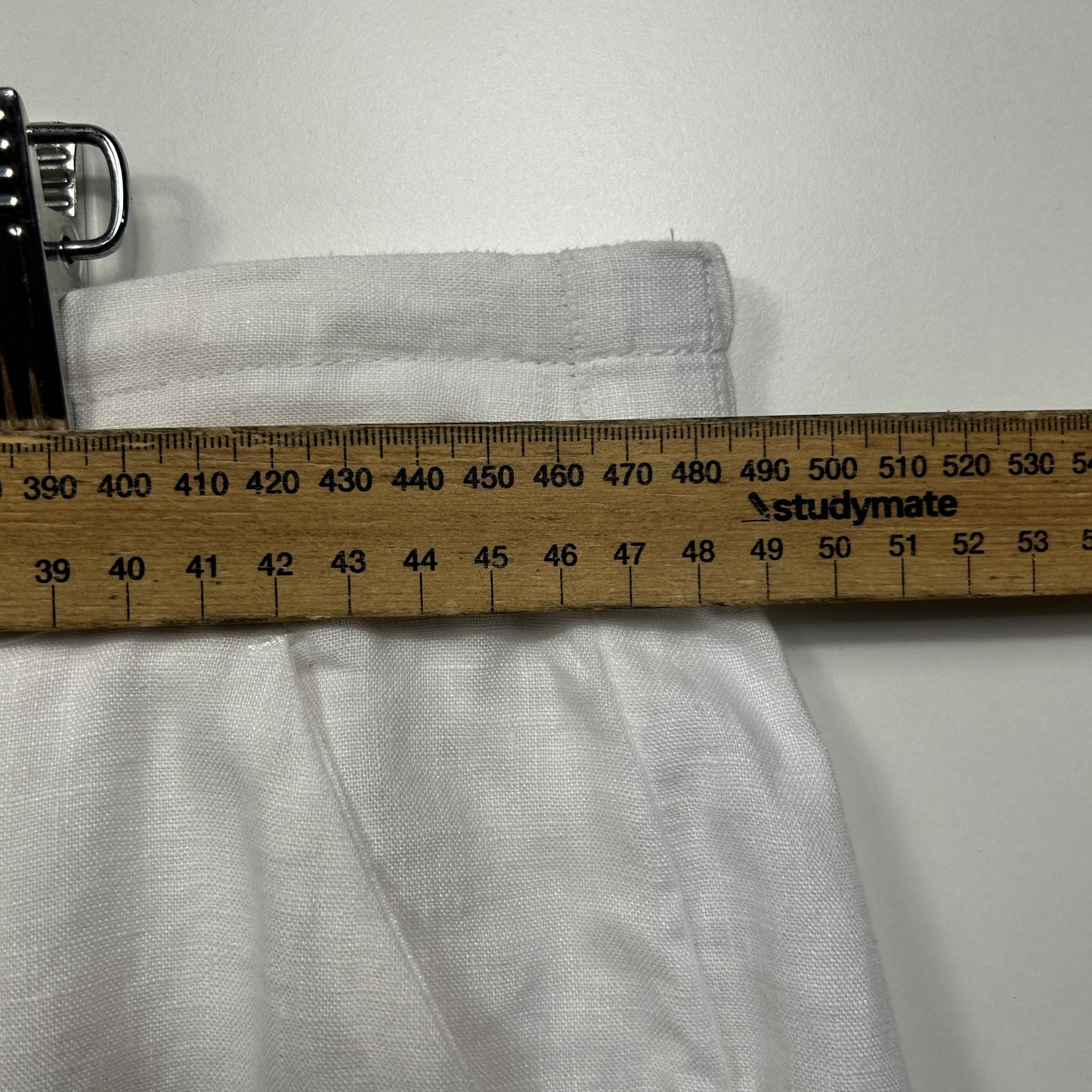 Sussan Linen Pants Size 18 White Pockets