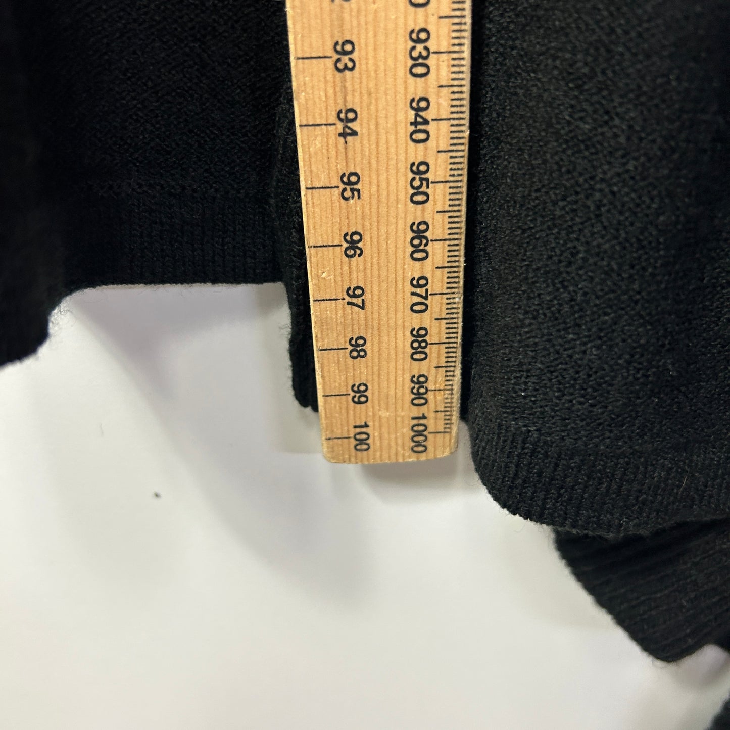 Crossroads Cardigan Size 2XL 18 Black Waterfall Front