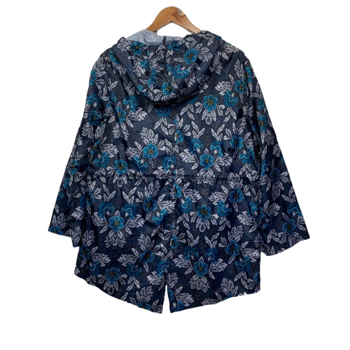 Millers Parka Windbreaker Jacket Size 14 Floral Long Sleeve