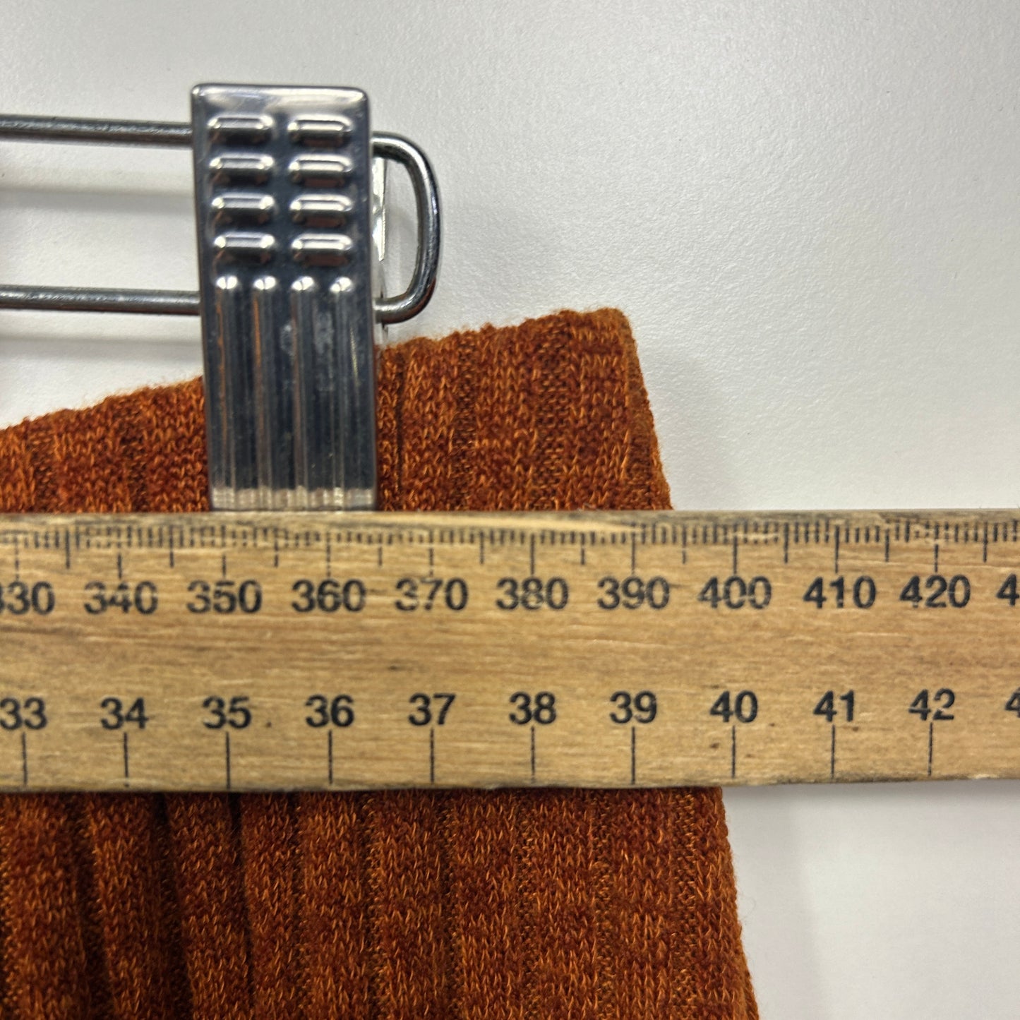Shein Knit Skirt Size 14 16 1XL Rust Long Length