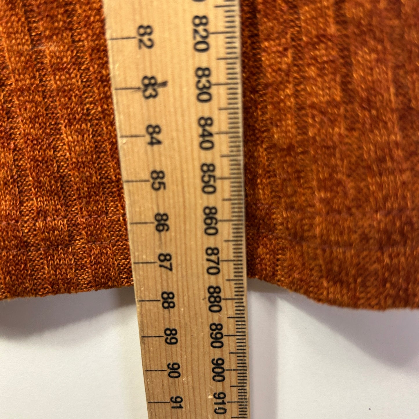 Shein Knit Skirt Size 14 16 1XL Rust Long Length