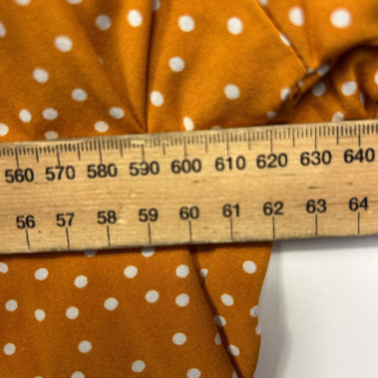 Shein Top Size 20 22 4XL Mustard Short Sleeve Ruffle Sleeve