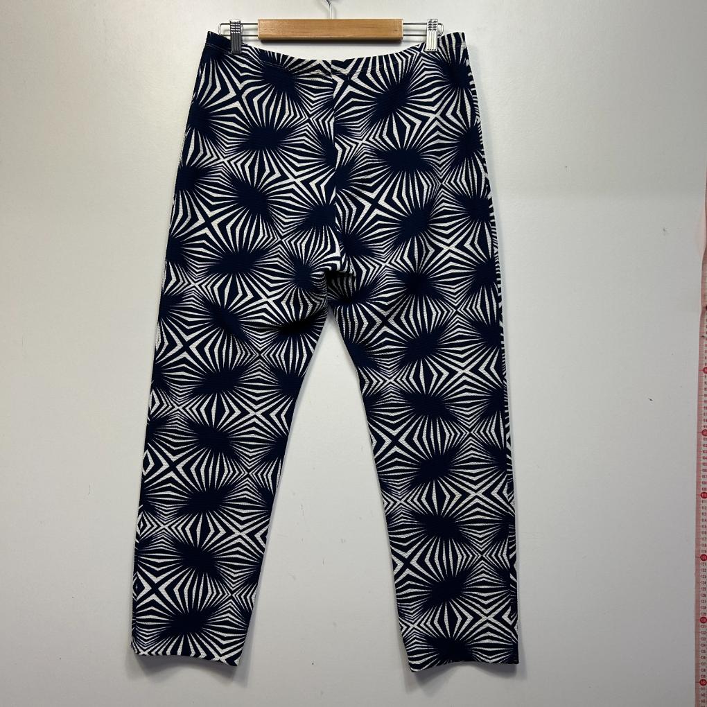 Cordelia St Navy Print Pants - Size 16