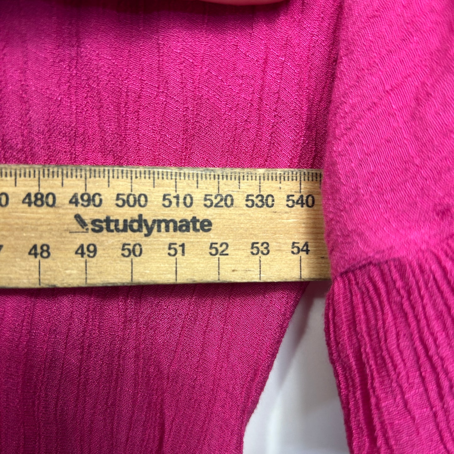 Virtuelle Top Size 16 Pink Short Sleeve Viscose Blend