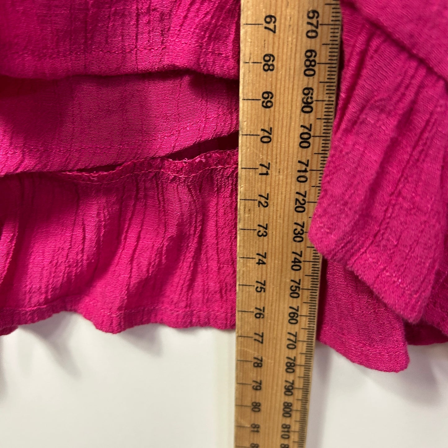 Virtuelle Top Size 16 Pink Short Sleeve Viscose Blend