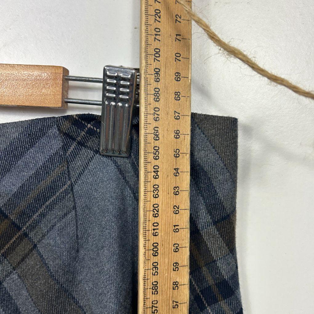 Rivers Grey Plaid Skirt - Size 14