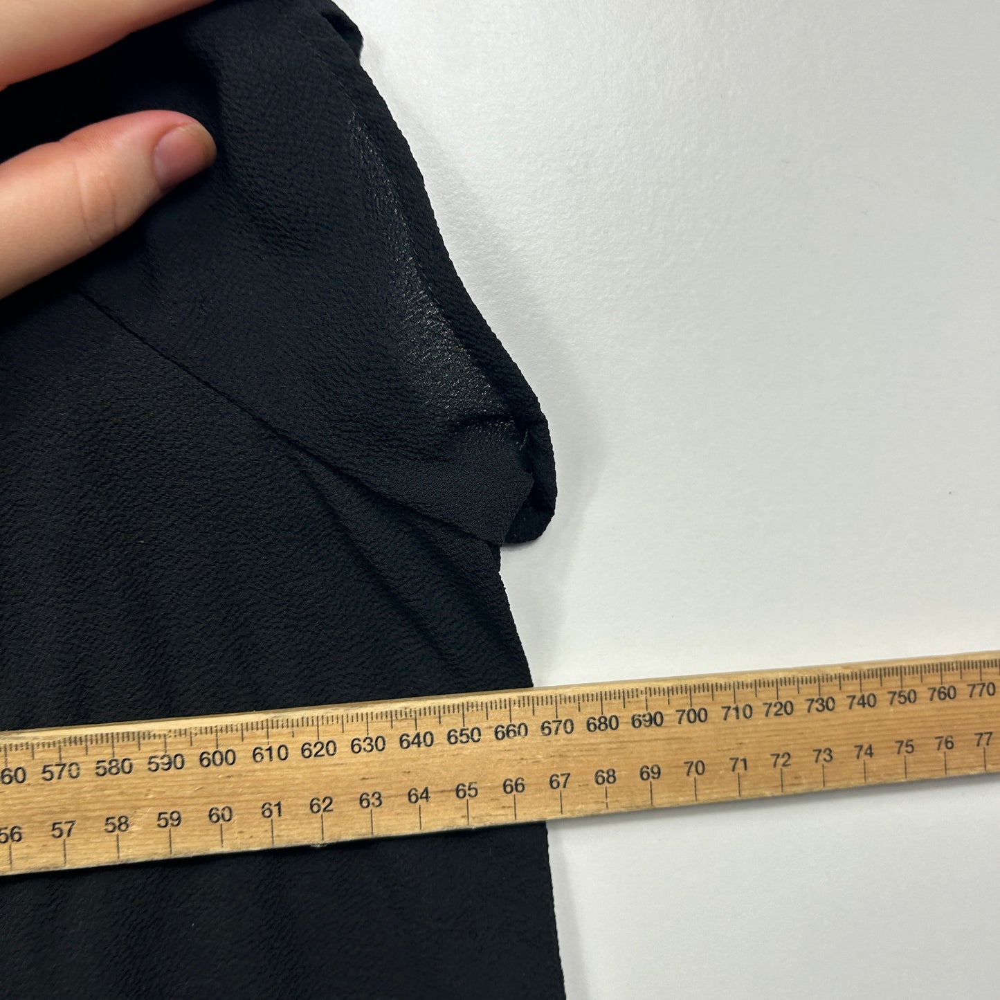 Millers Black Short Sleeve Tunic Top - Size 22