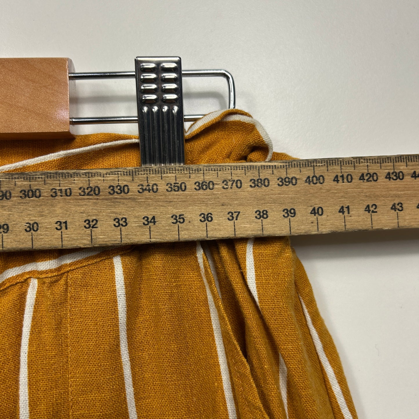Cotton On Shirt Size Large Mustard Linen Blend? Midi Length