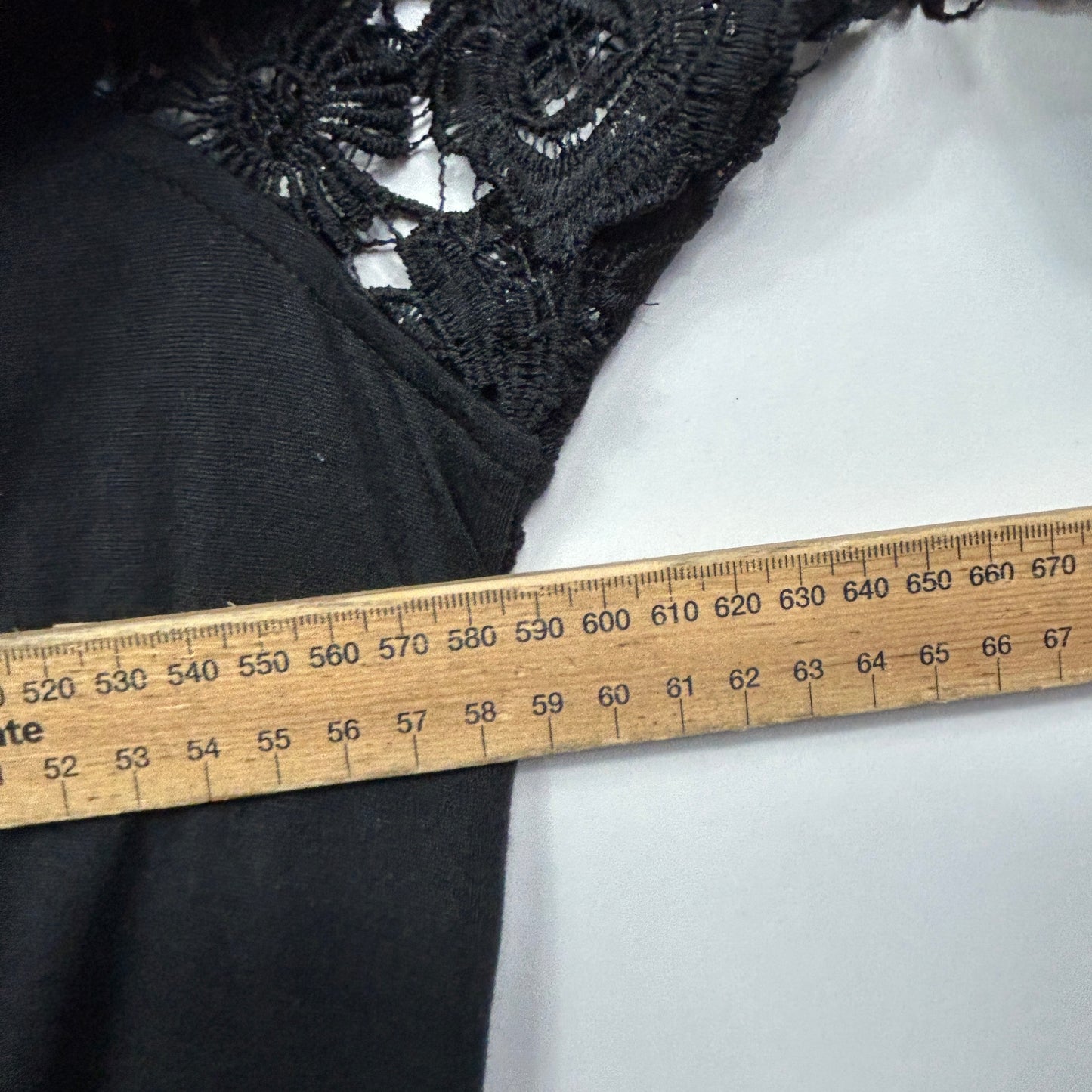 Millers Black Lace Top - Size 22