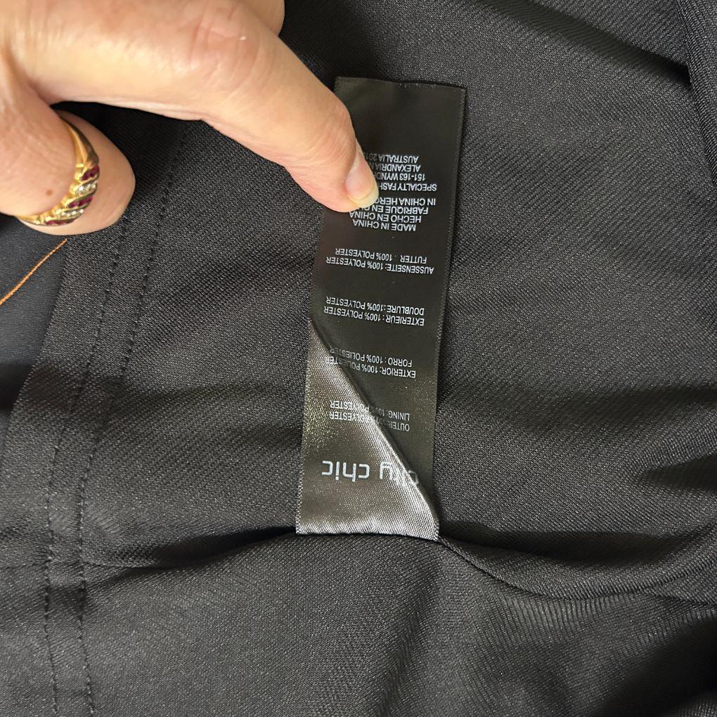 City Chic Black Skirt - Size 18/M