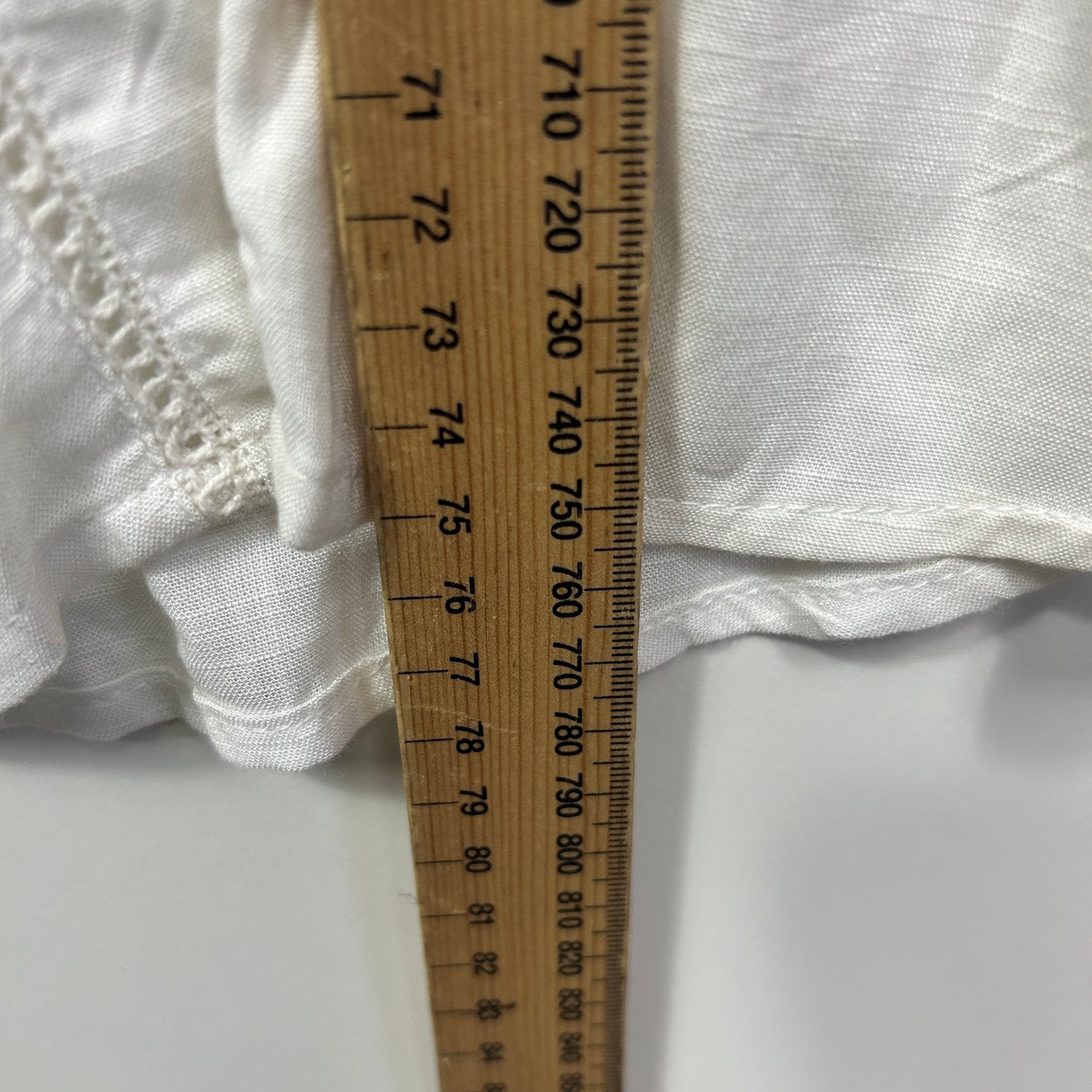 Autograph Top Size 18 White Long Sleeve Viscose