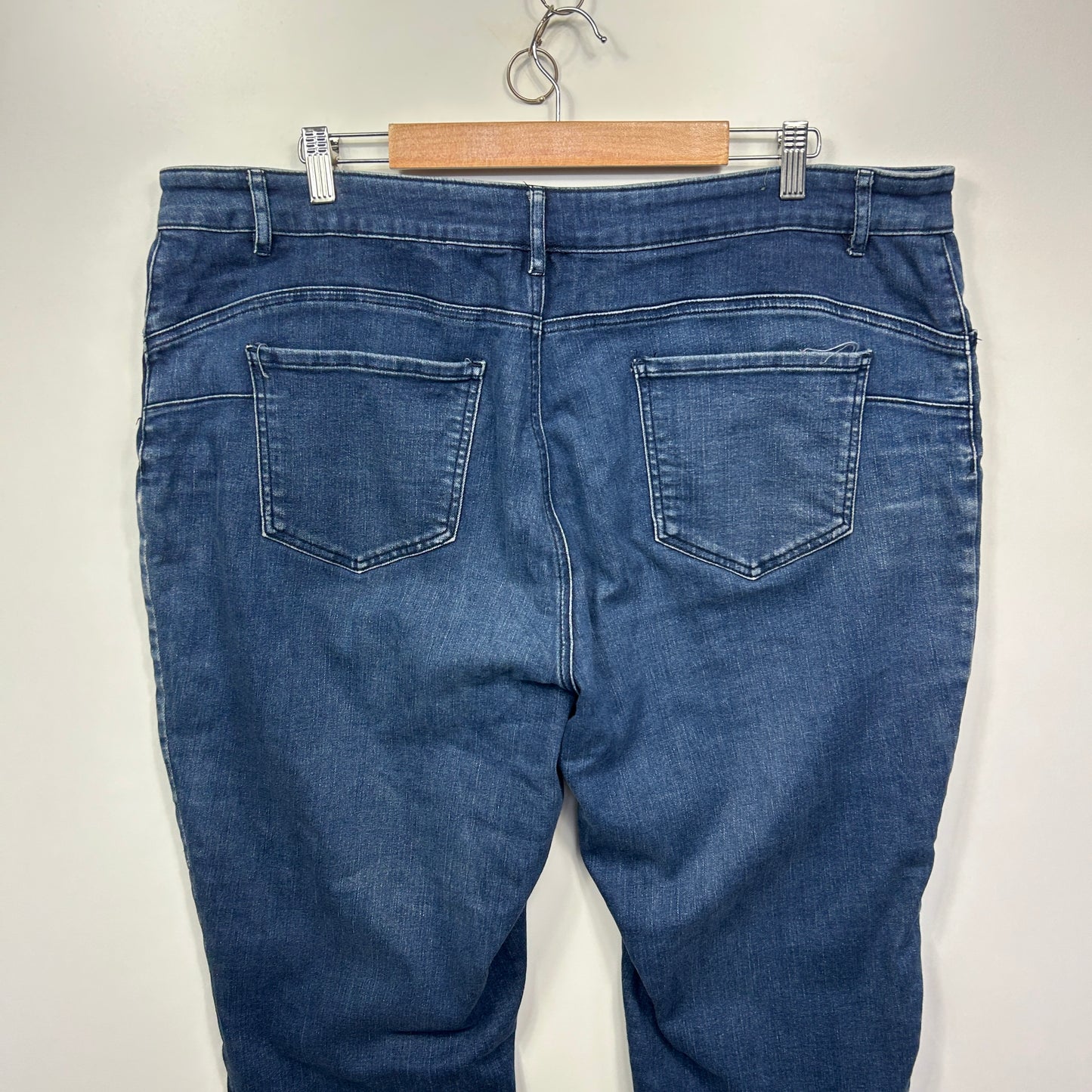Regatta Jeans Size 22 Blue Pockets Cotton Blend