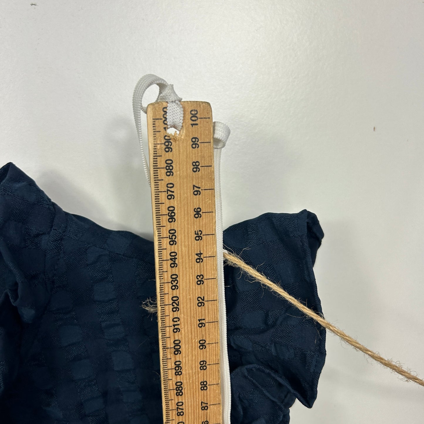 Emery Rose Navy Blue Textured Dress - Size 0XL