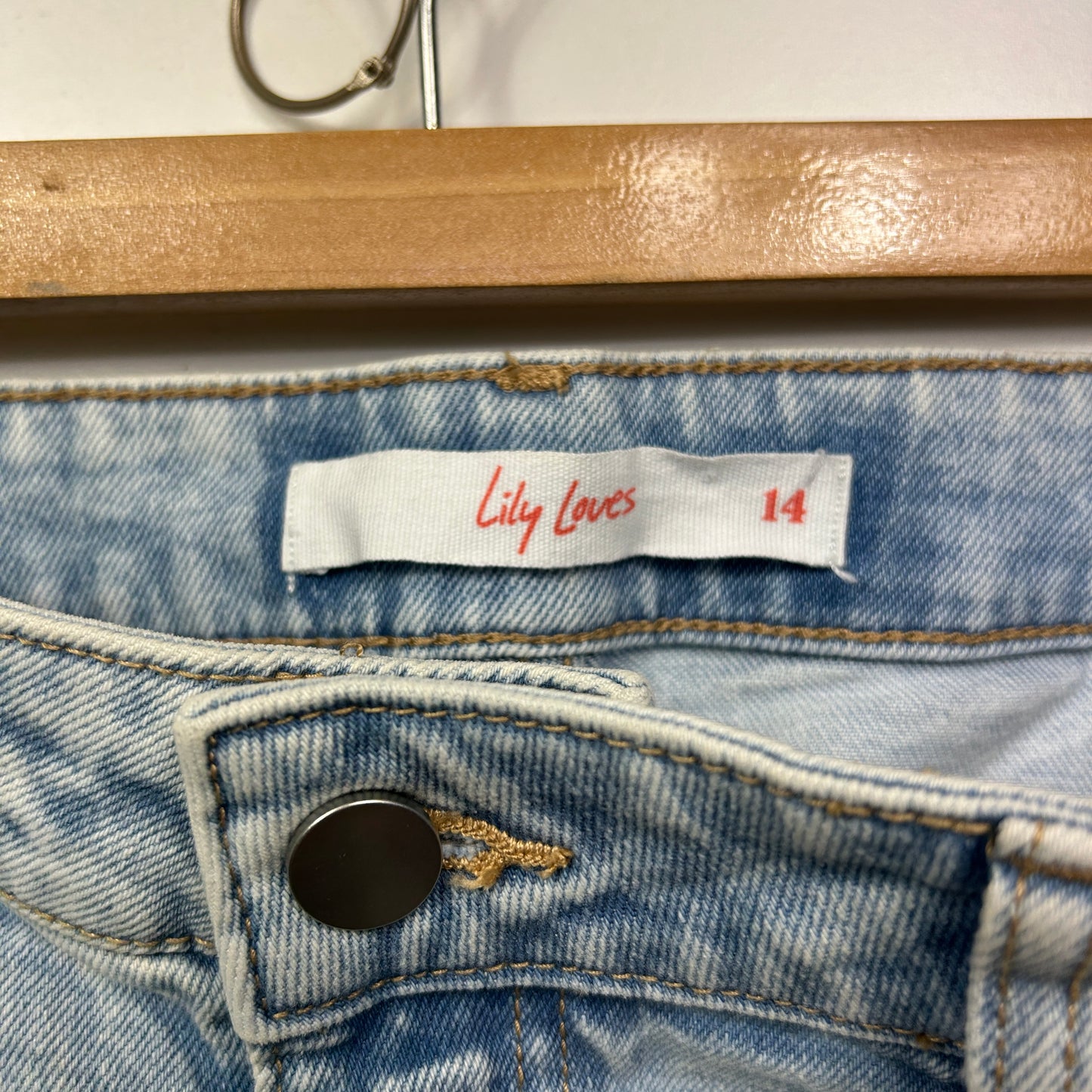 Lily Loves Jeans Size 14 Blue Bootcut Denim Pockets