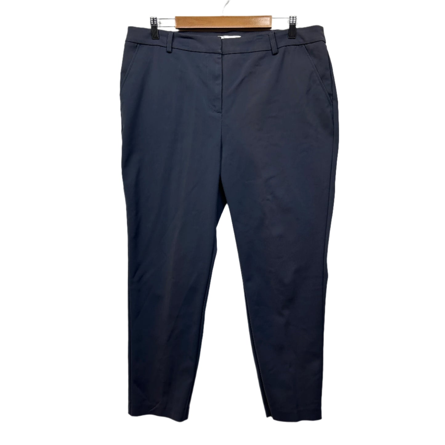 Preview Pants Size 16 Grey Pockets Cotton Blend