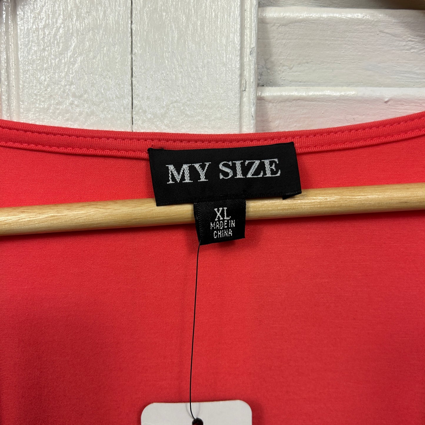 My Size Top Size 22 24 26 XL Coral Short SLeeve New