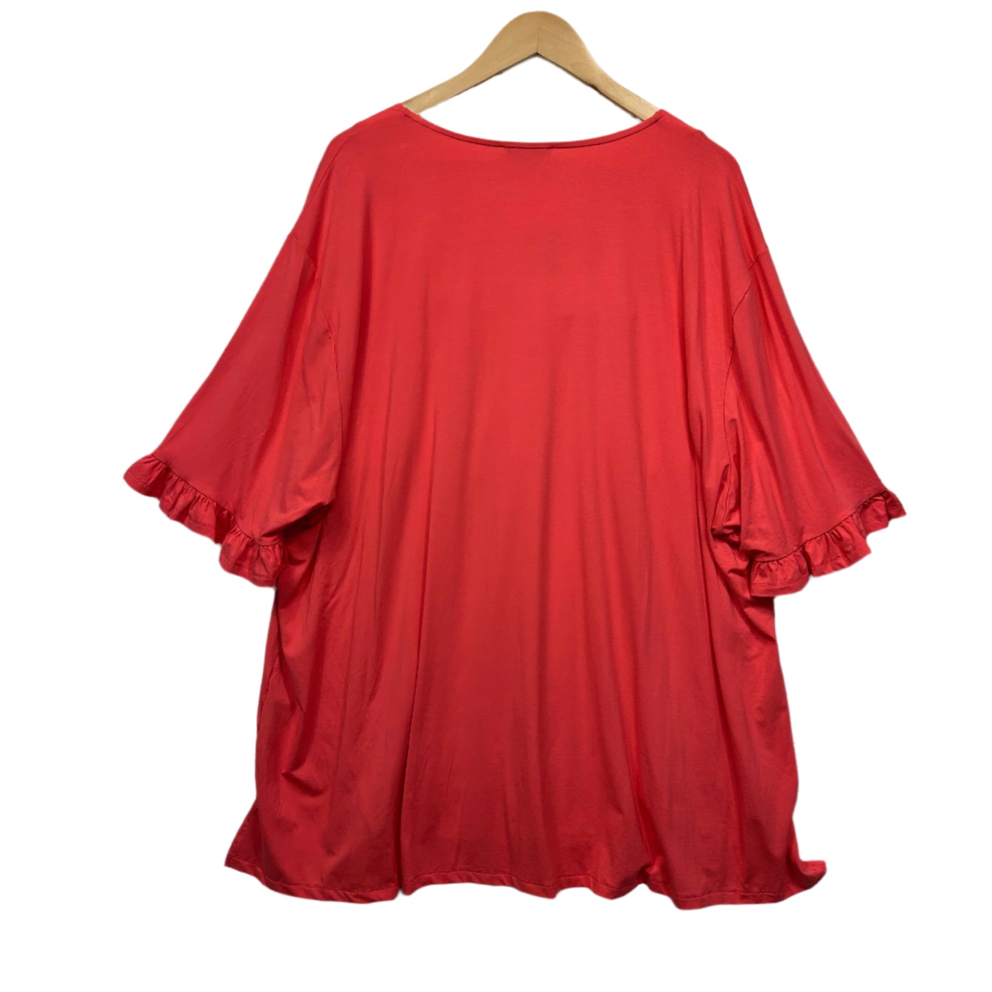 My Size Top Size 22 24 26 XL Coral Short SLeeve New
