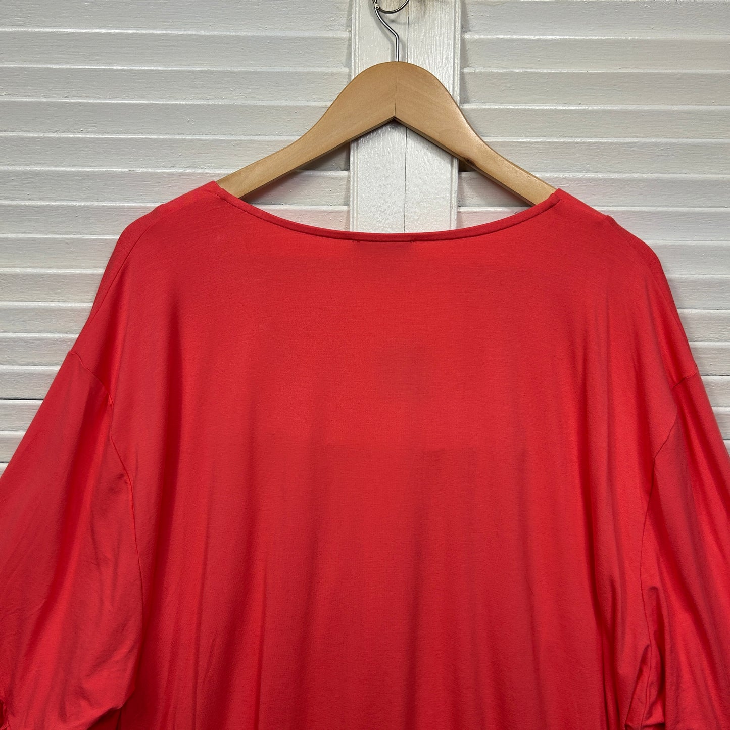 My Size Top Size 22 24 26 XL Coral Short SLeeve New