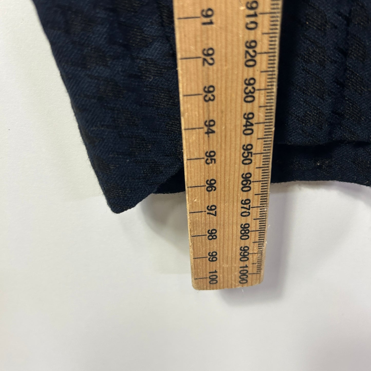 Preview Pants Size 16 Navy Black Houndstooth Check Pockets Pull On