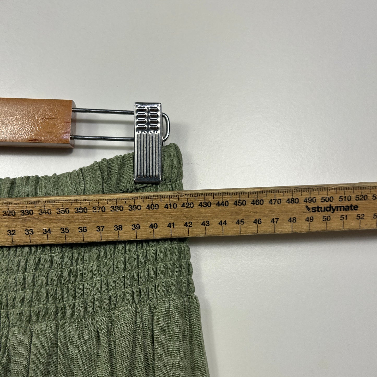 Autograph Olive Green Wide Leg Spilt Leg Pant - Size 16