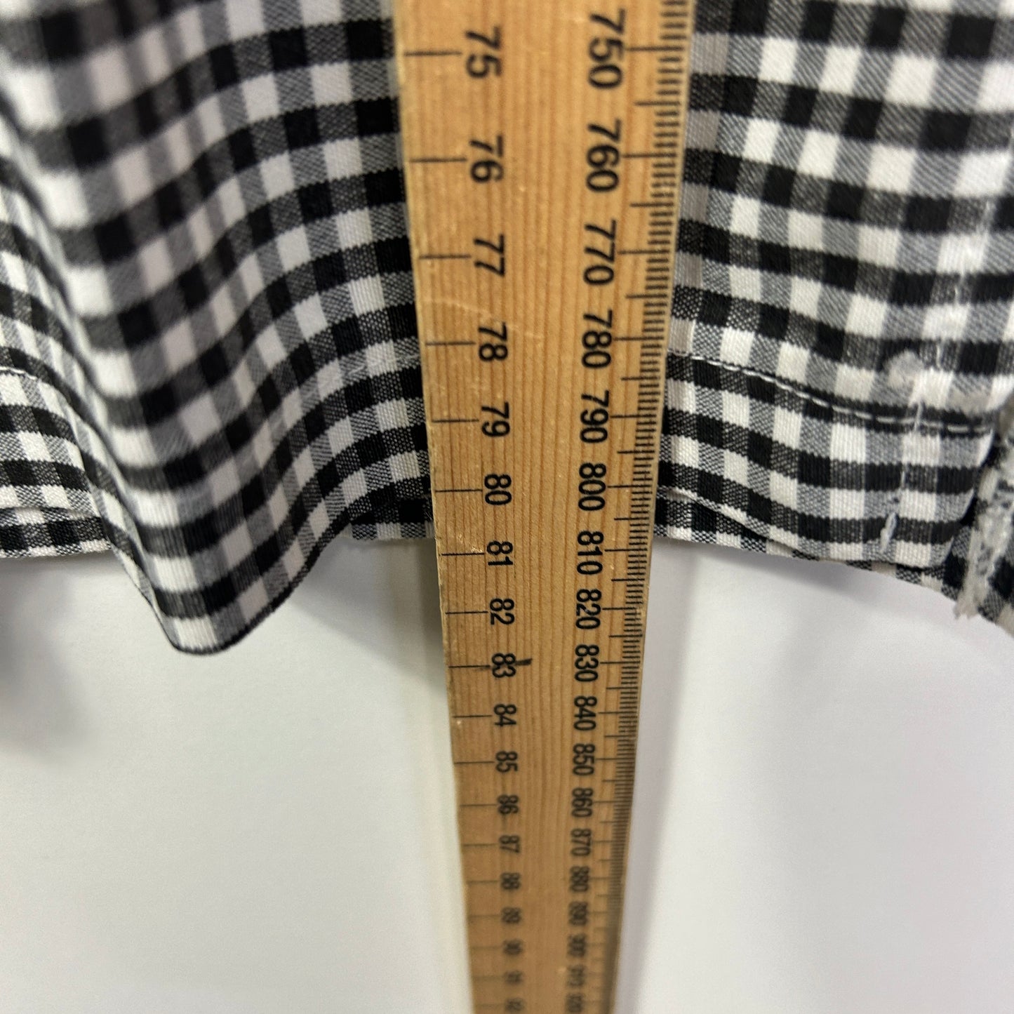 Vintage Millers Cropped Culotte Pants Size 14 16 Black White Gingham Check