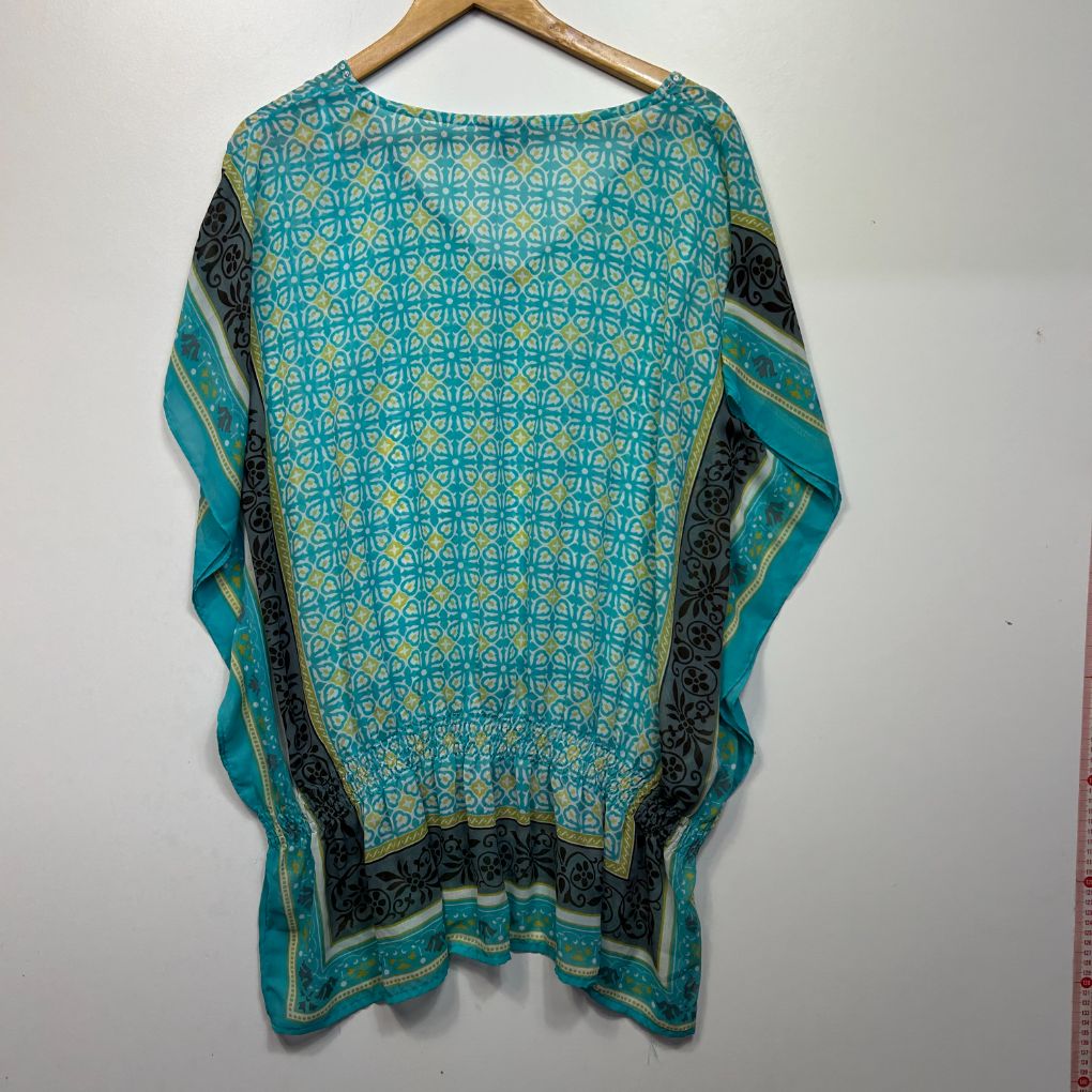Katies Teal Sheer Top - Size 16