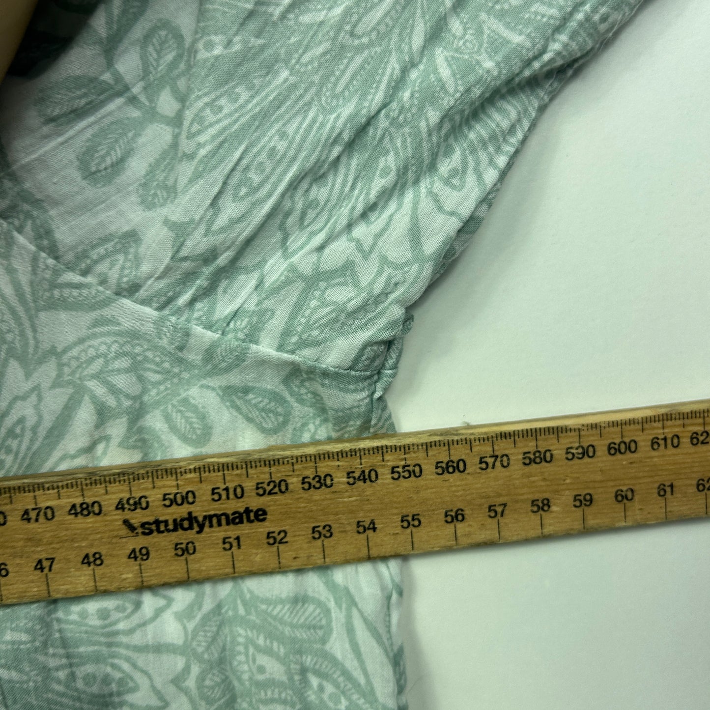 Target Sage Green Floral Peasant Top - Size 16