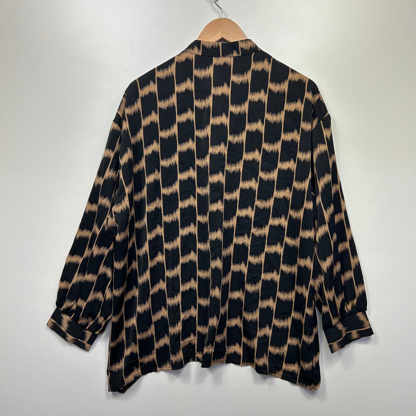 Shein Top Size 14 Large Long Sleeve Black