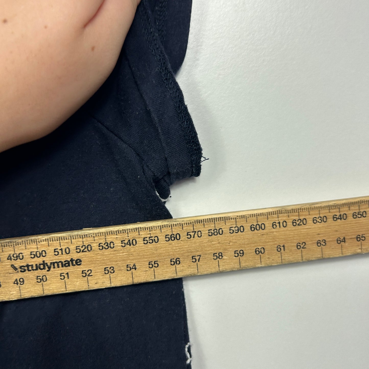 Regatta Navy Embroidered Floral Top - Size 18